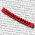 BANNER HONDA RACING — Rosso / Nero