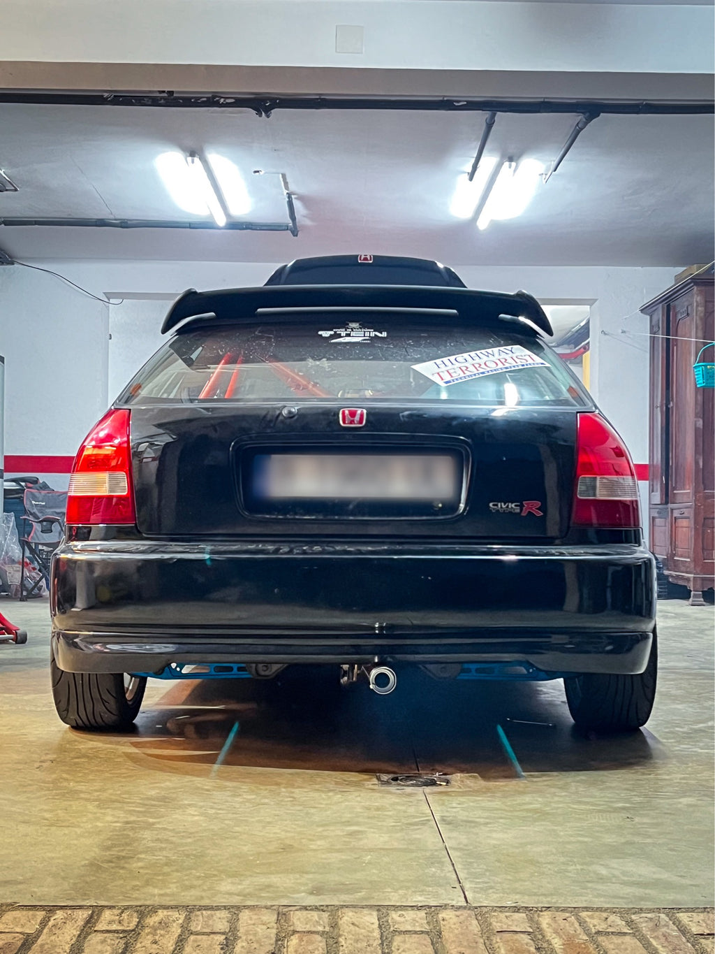 Scarico a uscita centrale "Race Spec." Civic EF/EG/EK