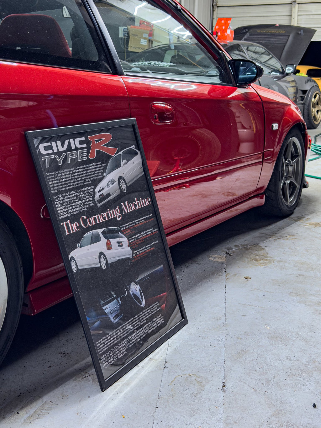 PÓSTER HONDA CIVIC TYPE R EK9 · 50×70