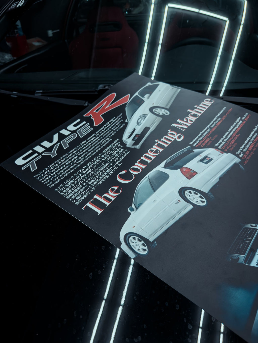 PÓSTER HONDA CIVIC TYPE R EK9 · 50×70