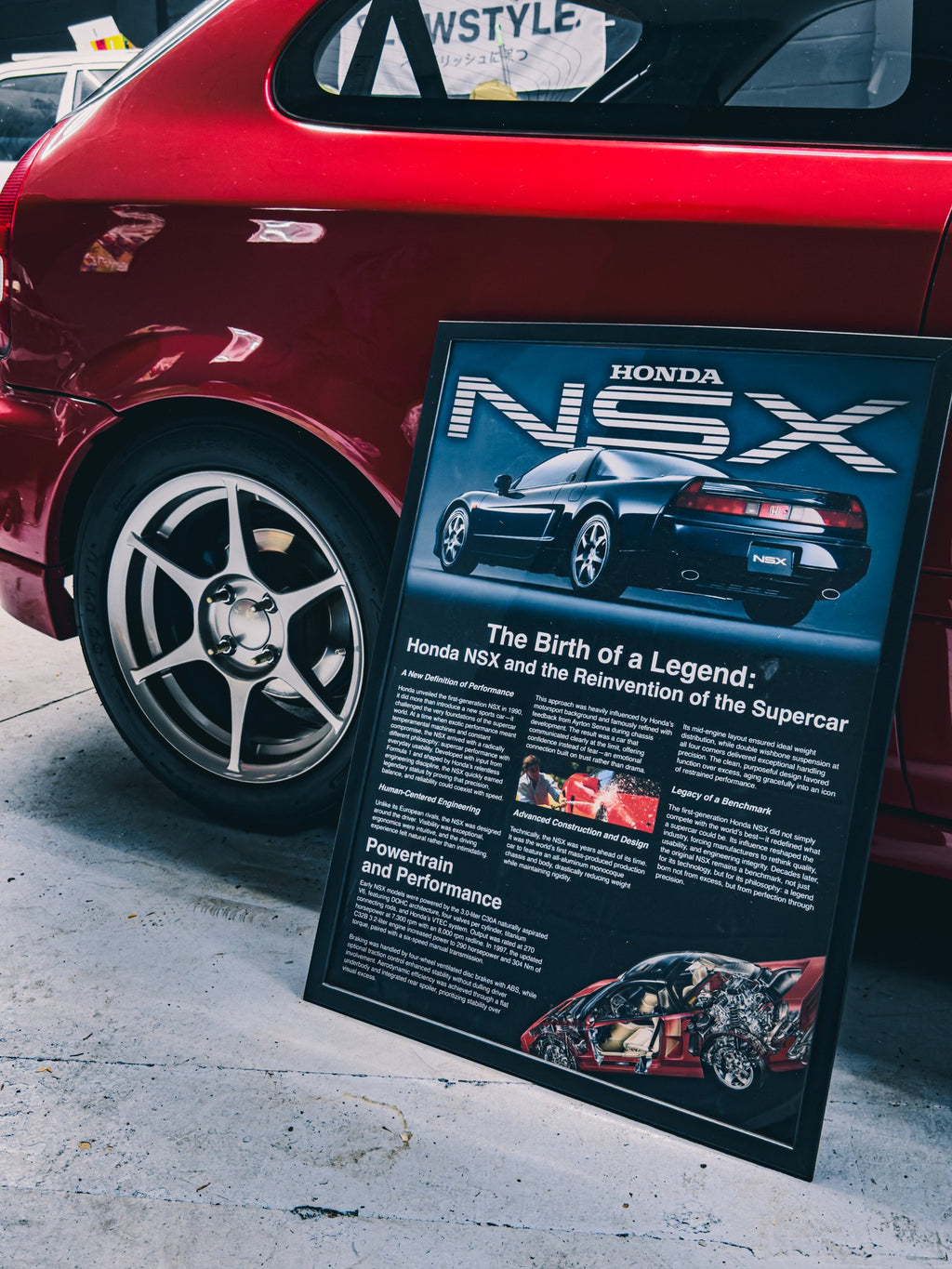 PÓSTER HONDA NSX · 50×70
