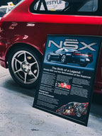 PÓSTER HONDA NSX · 50×70