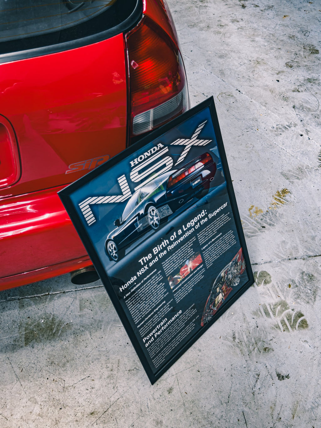 PÓSTER HONDA NSX · 50×70
