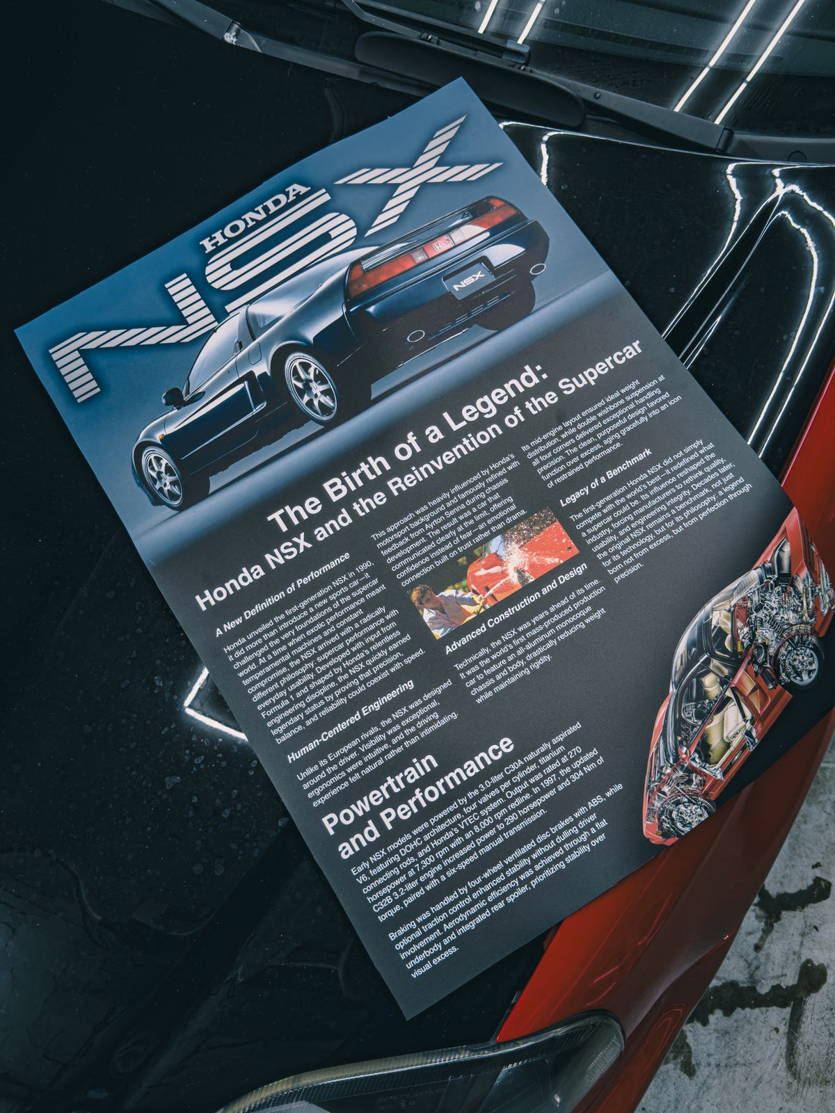 PÓSTER HONDA NSX · 50×70