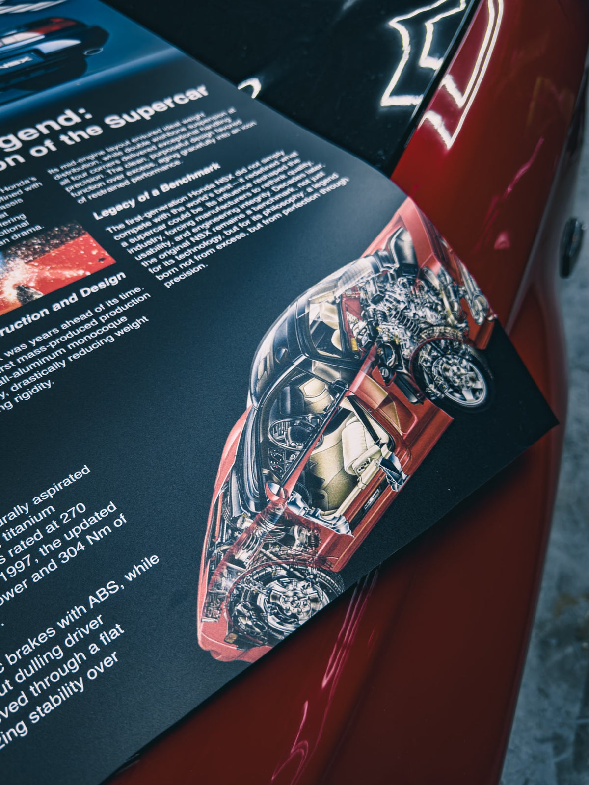 PÓSTER HONDA NSX · 50×70
