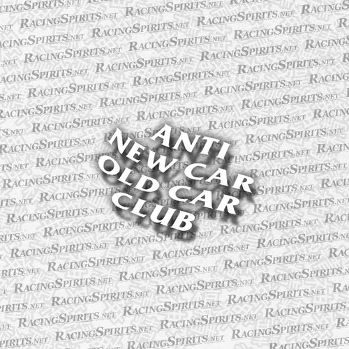 Adhesivo Anti New Car Old Car Club
