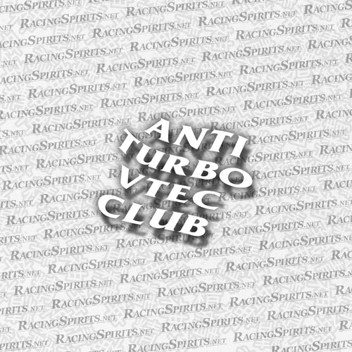 STICKER ANTI TURBO VTEC CLUB