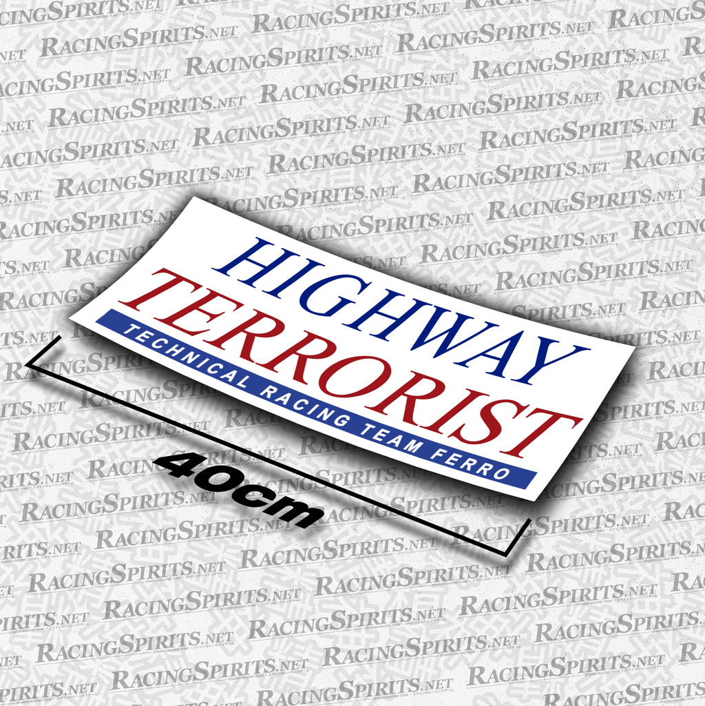 Adhesivo Highway Terrorist