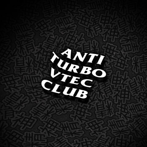 STICKER ANTI TURBO VTEC CLUB