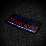 ADHESIVO HIGHWAY TERRORIST